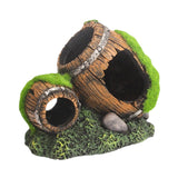Maxbell Fish Tank Landscaping Decoration Rock Cave House Aquarium Landscape Ornament 14x9x11cm