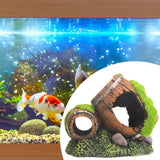 Maxbell Fish Tank Landscaping Decoration Rock Cave House Aquarium Landscape Ornament 14x9x11cm