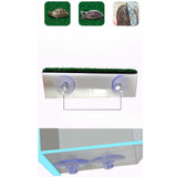 Maxbell Turtle Basking Platform Artificial Grass Turtle Ramp for Frog Bearded Dragon S