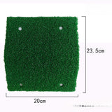 Maxbell Turtle Basking Platform Artificial Grass Turtle Ramp for Frog Bearded Dragon L