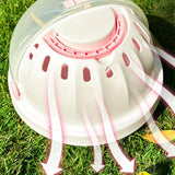 Maxbell Hamster Carry Case Cage Convenient Large for Hedgehog Vacation Small Animals pink
