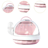Maxbell Hamster Carry Case Cage Convenient Large for Hedgehog Vacation Small Animals pink