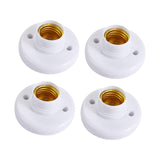 Maxbell 4Pcs Light Bulb Holder Bases Wall Ceilings Mounting Kitchen E27 Lamp Sockets