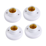 Maxbell 4Pcs Light Bulb Holder Bases Wall Ceilings Mounting Kitchen E27 Lamp Sockets