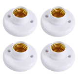 Maxbell 4Pcs Light Bulb Holder Bases Wall Ceilings Mounting Kitchen E27 Lamp Sockets