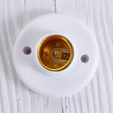 Maxbell 4Pcs Light Bulb Holder Bases Wall Ceilings Mounting Kitchen E27 Lamp Sockets