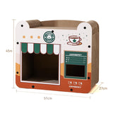 Maxbell Cat Cardboard House Portable Pet Supplies Cat Scratching Board Grinding Claw