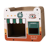Maxbell Cat Cardboard House Portable Pet Supplies Cat Scratching Board Grinding Claw
