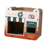 Maxbell Cat Cardboard House Portable Pet Supplies Cat Scratching Board Grinding Claw