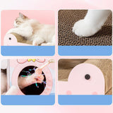 Maxbell Cat Scratcher House Corrugated Scratcher Box for Small Medium Cat Scratching