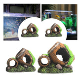Maxbell Aquarium Decoration Fish Tank Accessories Fish Garden Pond Aquarium Ornament 11.5x6.5x8.5cm