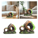 Maxbell Aquarium Decoration Fish Tank Accessories Fish Garden Pond Aquarium Ornament 11.5x6.5x8.5cm