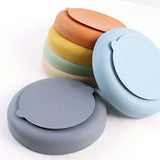 Maxbell Slow feed Bowl Easy to Clean Silicone Dog Food Bowl for Pets Dogs Puppy Cats Blue