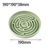 Maxbell Slow feed Bowl Easy to Clean Silicone Dog Food Bowl for Pets Dogs Puppy Cats Green