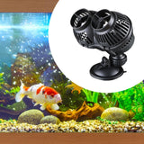 Maxbell Fish Tank Pump Quiet Aquarium Wave Making Pump for Aquariums Fish Tank Ponds Double head