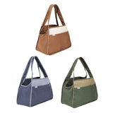 Maxbell Cat Soft Sided Carriers Travel Use for Kitty Small and Medium Cats Small Dog Brown