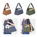 Maxbell Cat Soft Sided Carriers Travel Use for Kitty Small and Medium Cats Small Dog Brown