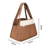 Maxbell Cat Soft Sided Carriers Travel Use for Kitty Small and Medium Cats Small Dog Brown