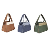 Maxbell Cat Soft Sided Carriers Travel Use for Kitty Small and Medium Cats Small Dog Brown