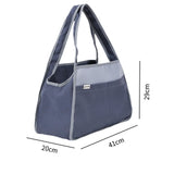 Maxbell Cat Soft Sided Carriers Travel Use for Kitty Small and Medium Cats Small Dog Blue