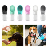 Maxbell Dog Water Dispenser 300ml Pet Water Bottle for Small Animals Rabbits Outdoor black
