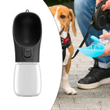 Maxbell Dog Water Dispenser 300ml Pet Water Bottle for Small Animals Rabbits Outdoor black