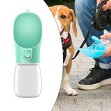 Maxbell Dog Water Dispenser 300ml Pet Water Bottle for Small Animals Rabbits Outdoor green