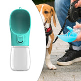 Maxbell Dog Water Dispenser 300ml Pet Water Bottle for Small Animals Rabbits Outdoor blue