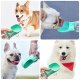 Maxbell Dog Water Dispenser 300ml Pet Water Bottle for Small Animals Rabbits Outdoor blue