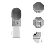 Maxbell Dog Water Dispenser 300ml Pet Water Bottle for Small Animals Rabbits Outdoor grey