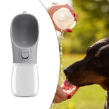 Maxbell Dog Water Dispenser 300ml Pet Water Bottle for Small Animals Rabbits Outdoor grey
