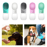 Maxbell Dog Water Bottle 350ml Dog and Cat Water Dispenser for Puppy Rabbits Camping blue