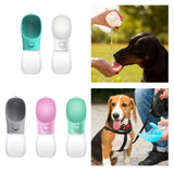 Maxbell Dog Water Bottle 350ml Dog and Cat Water Dispenser for Puppy Rabbits Camping blue