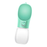 Maxbell Dog Water Bottle 350ml Dog and Cat Water Dispenser for Puppy Rabbits Camping green