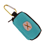 Maxbell Dog Poop Bag Holder Waste Bag Carrier Zippered Pouch for Travel Walking Lake Blue