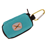 Maxbell Dog Poop Bag Holder Waste Bag Carrier Zippered Pouch for Travel Walking Lake Blue