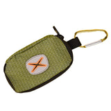 Maxbell Dog Poop Bag Holder Waste Bag Carrier Zippered Pouch for Travel Walking green
