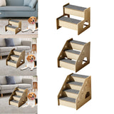 Maxbell Wooden Dog Stairs Small Dogs Pets Cat Stairs for Bed for Couches Sofa Window 2 steps