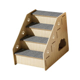 Maxbell Wooden Dog Stairs Small Dogs Pets Cat Stairs for Bed for Couches Sofa Window 4 steps