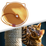 Maxbell Cat Scratch Mat Interactive and Wear Resistant for Sofa Couch Scratching Cushion caramel