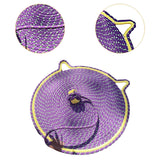 Maxbell Cat Scratch Mat Interactive and Wear Resistant for Sofa Couch Scratching Cushion violet