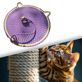 Maxbell Cat Scratch Mat Interactive and Wear Resistant for Sofa Couch Scratching Cushion violet