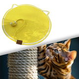 Maxbell Cat Scratch Mat Interactive and Wear Resistant for Sofa Couch Scratching Cushion yellow