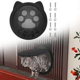 Maxbell Cat Door Weather Resistant Lockable Kitties Puppy Kitten Cat Door for Window