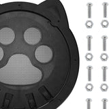 Maxbell Cat Door Weather Resistant Lockable Kitties Puppy Kitten Cat Door for Window