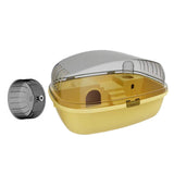 Maxbell Large Hamster Cage Rabbit Rats Transparent Hedgehog Portable Hamster Habitat Yellow