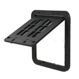 Maxbell Pet Screen Door for Doors and Wall Doggy with Screws 2 Ways Locking Cat Door S Black
