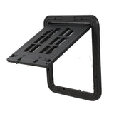 Maxbell Pet Screen Door for Doors and Wall Doggy with Screws 2 Ways Locking Cat Door S Black
