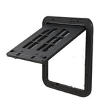 Maxbell Pet Screen Door for Doors and Wall Doggy with Screws 2 Ways Locking Cat Door S Black