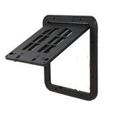 Maxbell Pet Screen Door for Doors and Wall Doggy with Screws 2 Ways Locking Cat Door S Black